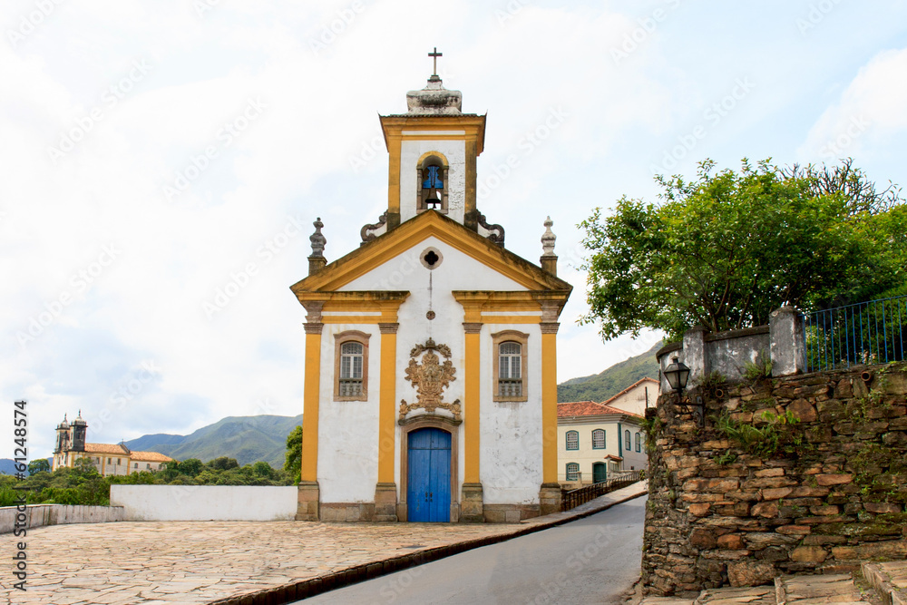 Fototapeta premium Churches in Ouro Preto Brazil