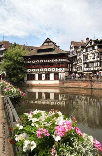 The tradition timber houses in Petite-France, Strasburg