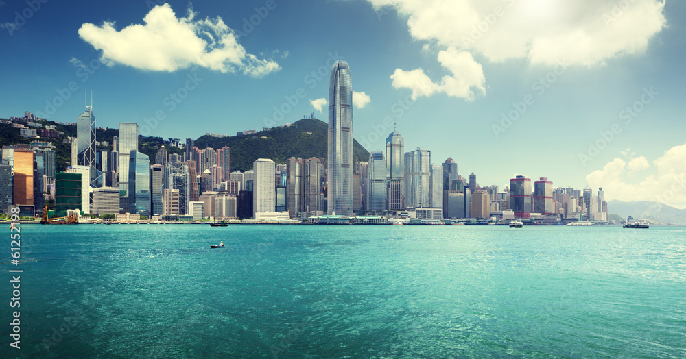 Fototapeta premium Hong Kong harbour
