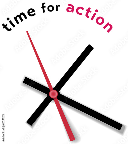 Time clock movement call for action