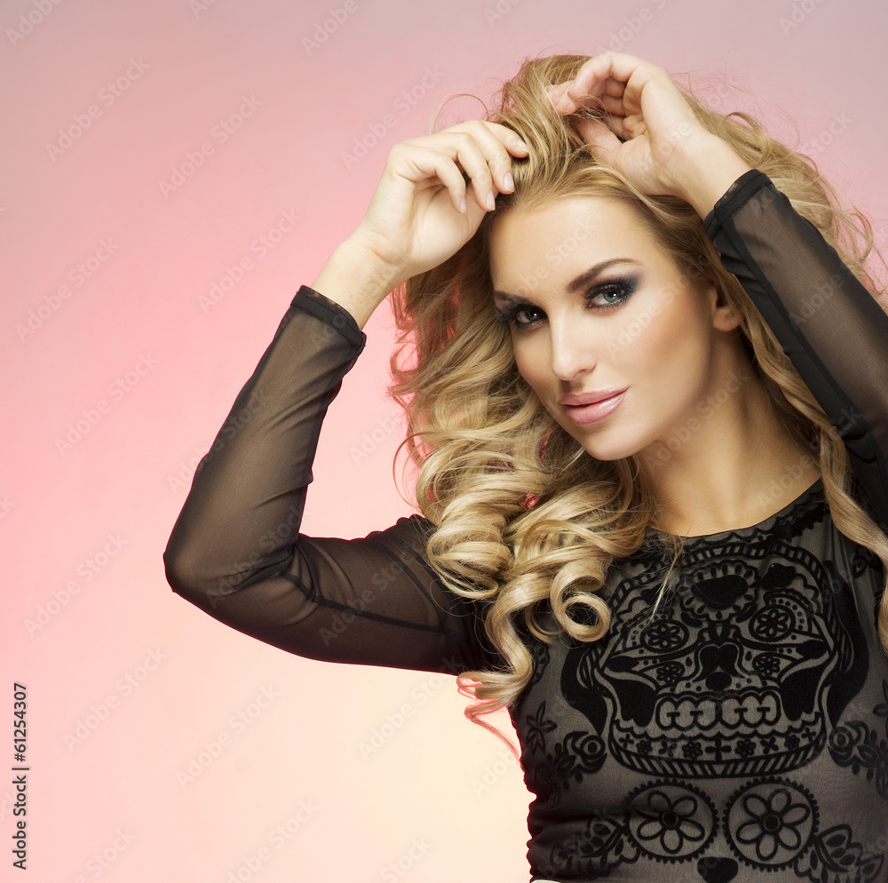 Fototapeta premium Studio shot of perfect blonde beauty