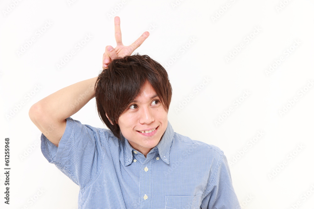 有頂天になる男性 有頂天になる男性