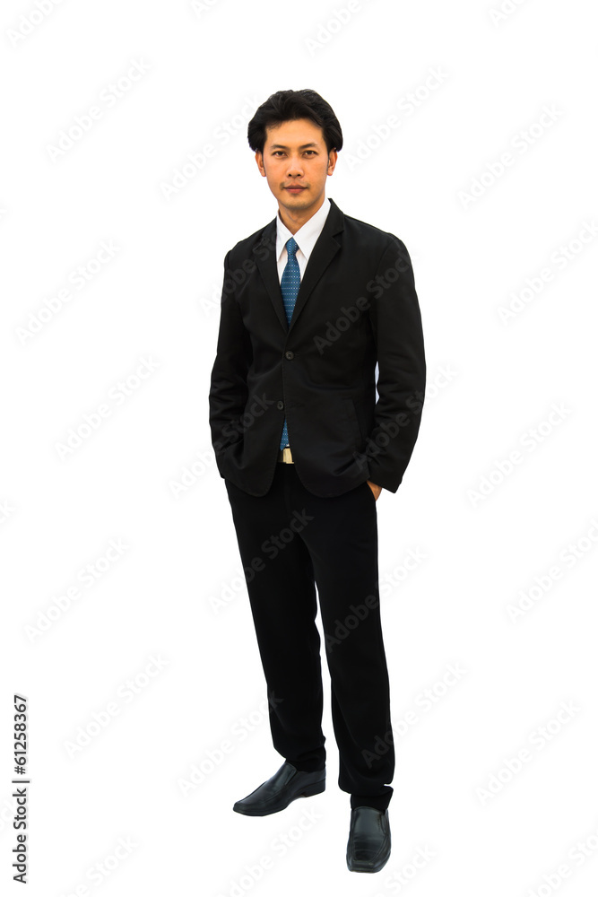 Portrait of smiling businessman, isolated on white background Portrait of smiling businessman, isolated on white background