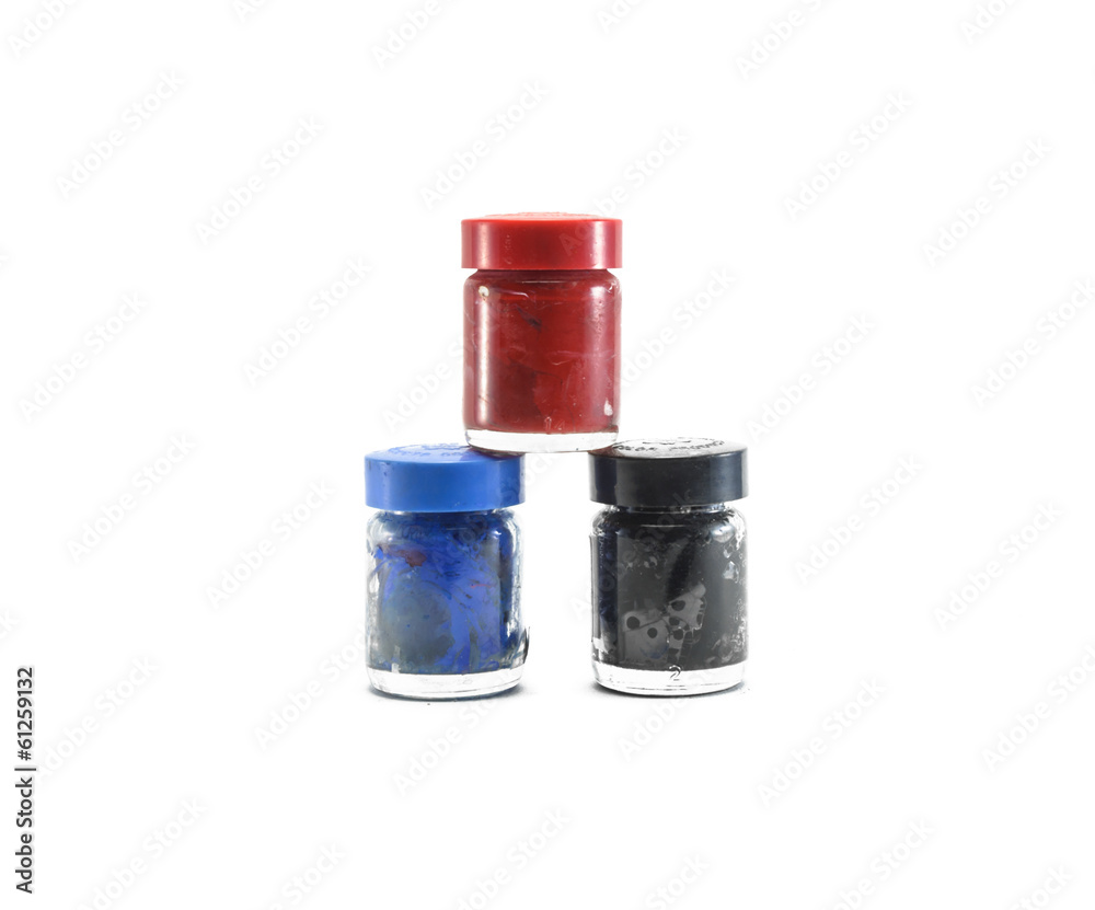 three water color bottle three water color bottle