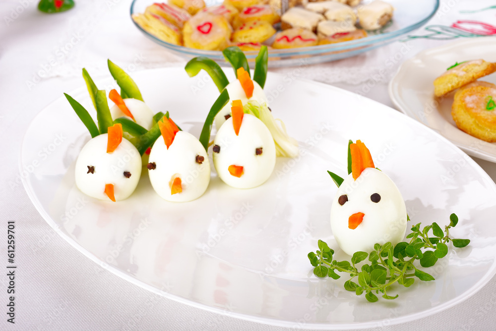 Obraz premium Gekochte Eier