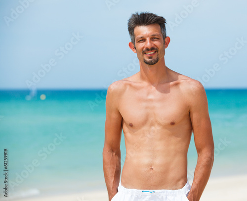 Man on the beach