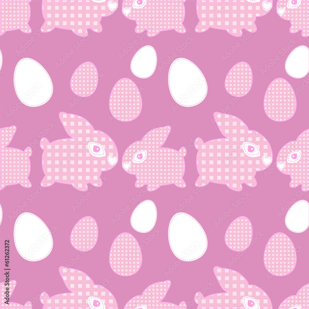 easter rabbit with eggs seamless pattern easter rabbit with eggs seamless pattern