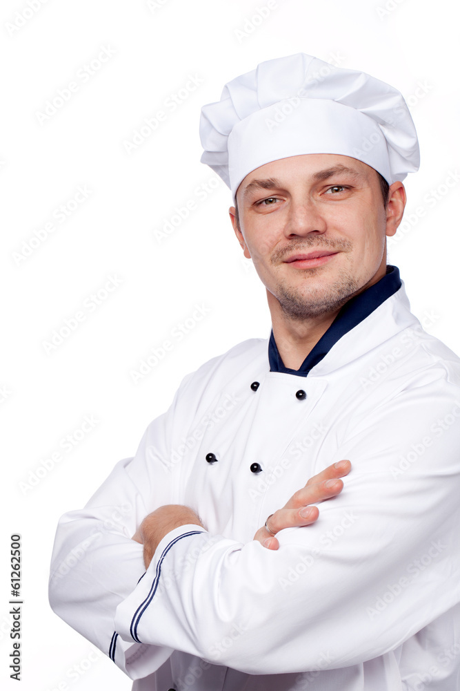 Man with chef uniform