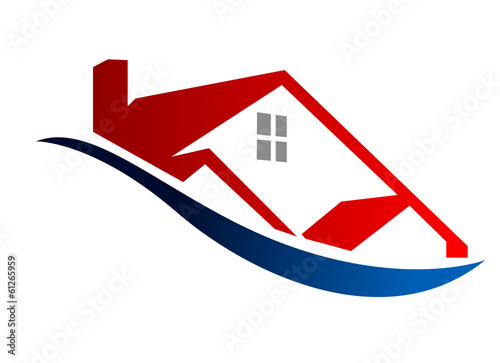 Eco house icon