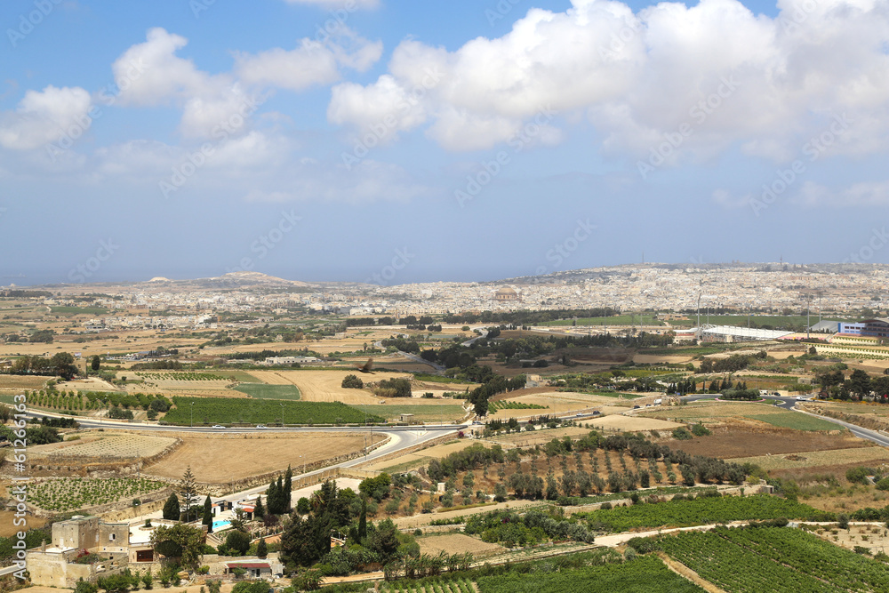 Sicht über Malta