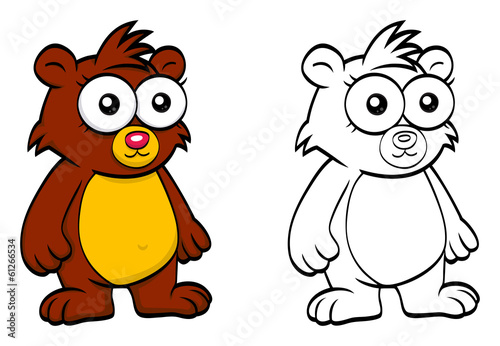 Cartoon bear