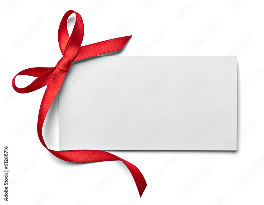 ribbon bow card note chirstmas celebration greeting ribbon bow card note chirstmas celebration greeting