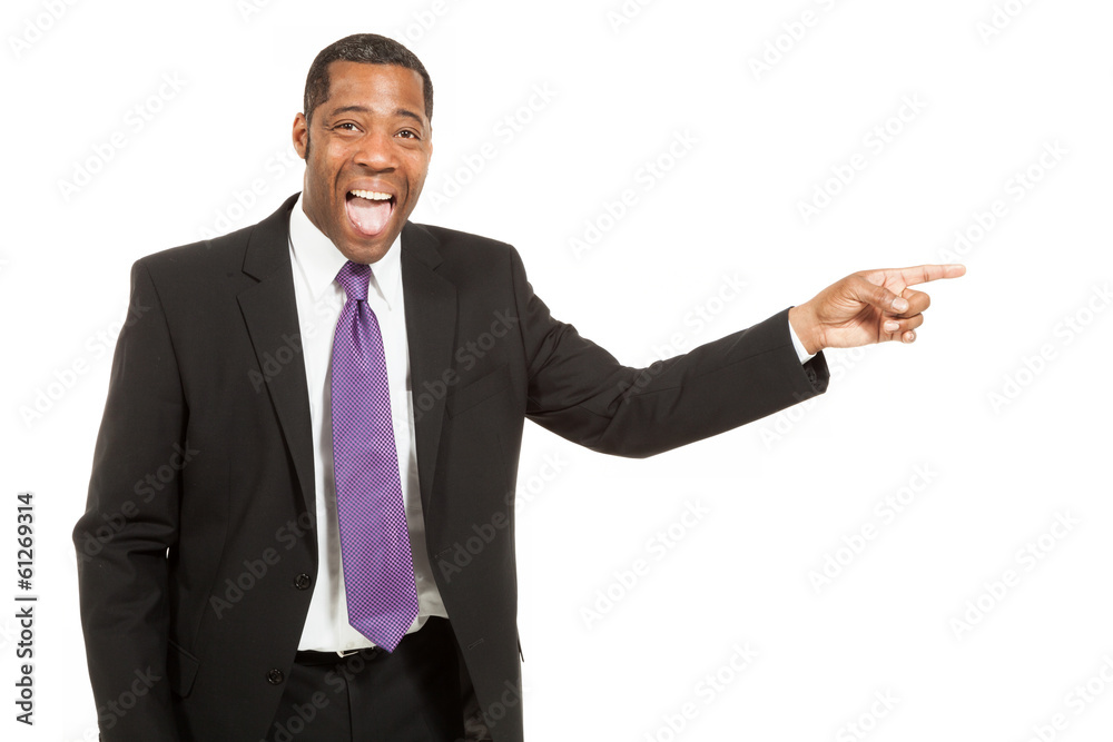 man pointing something man pointing something