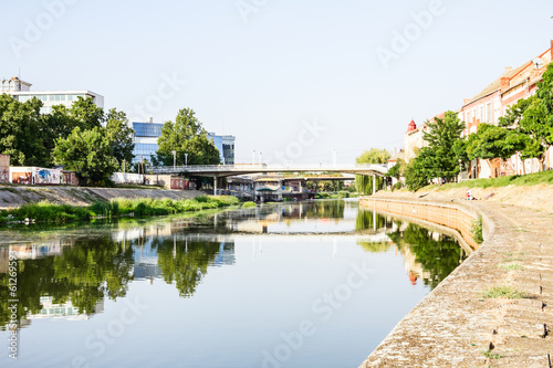 River Begej in Zrenjanin, Vojvodina