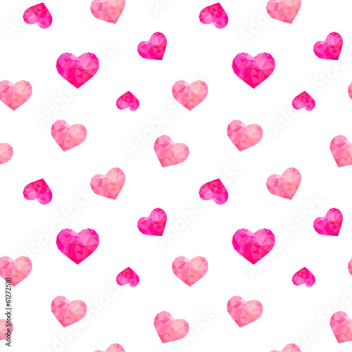 Seamless pattern of polygon...