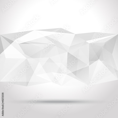 Abstract background with polygonal shape, vector