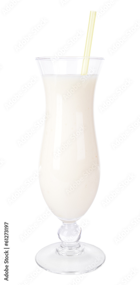 Milk shake isolated on white Milk shake isolated on white