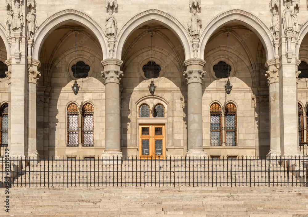 Door of the Hungarian Parliament