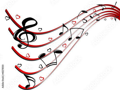 Abstract music background