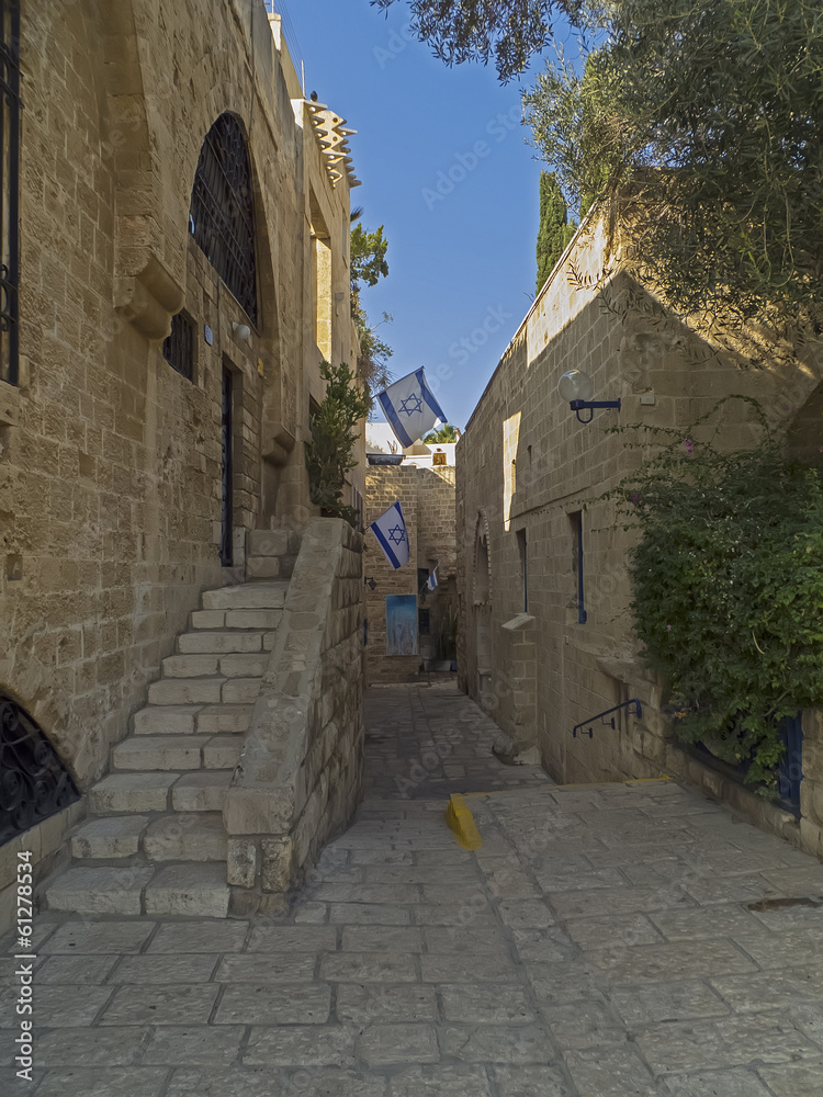 Street in the ancient part of Jaffa