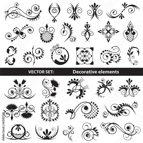 vector set - decorative elements