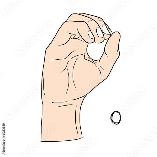 Sign language and the alphabet,The Letter o
