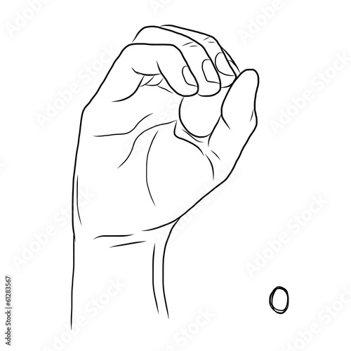 Sign language and the alphabet,The Letter o