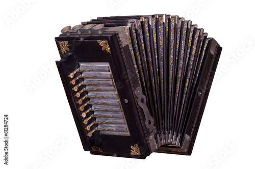 very old accordion