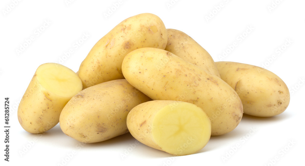 Potatoes isolated on white background Potatoes isolated on white background