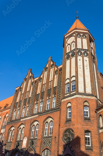 Historic main post office in Gliwice, Silesia region