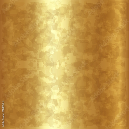 Vector abstract gold metallic background