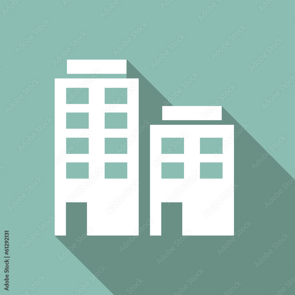 Flat Icon with shadow. Vector EPS 10.