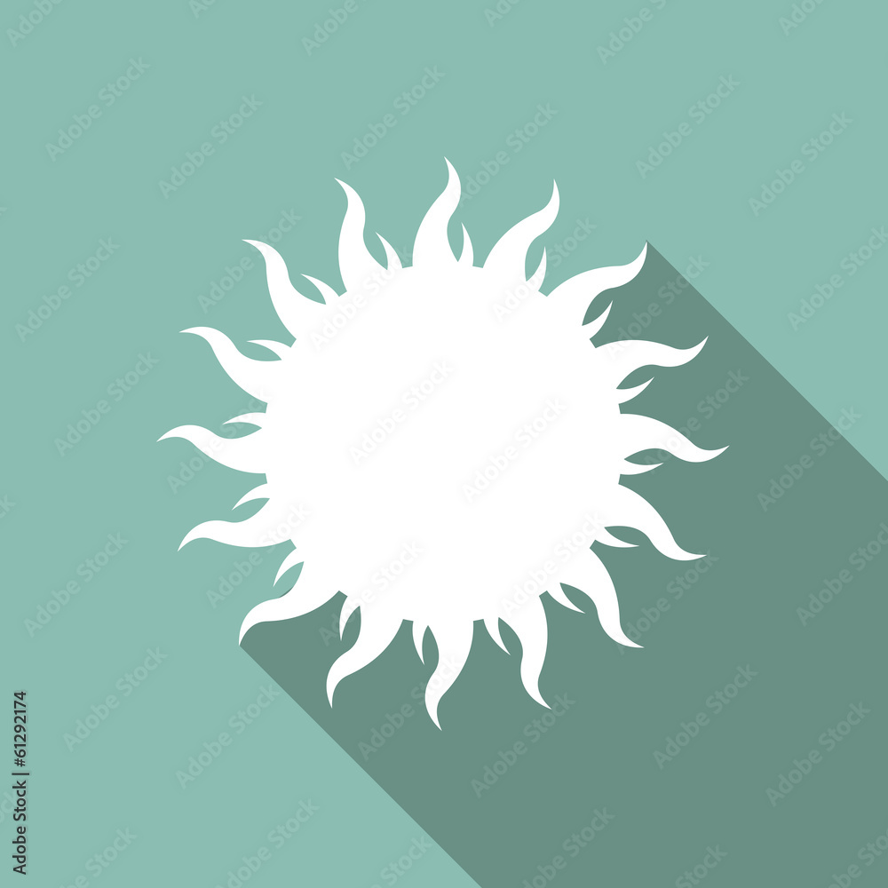 Obraz premium Ecology Flat Icon with shadow. Vector EPS 10.