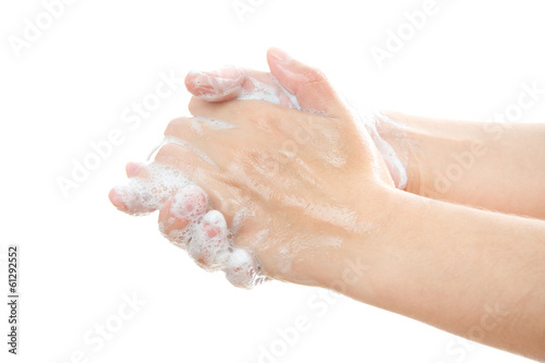 Wash female hands