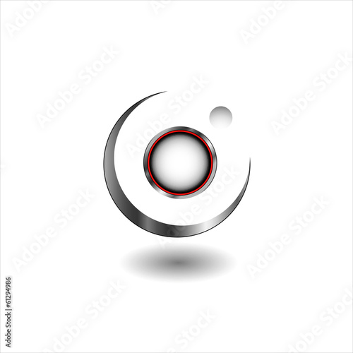 3d ball logo