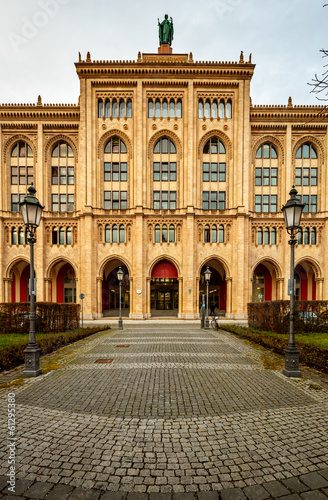 Facade of Government Building of Upper Bavaria at Maximilian Str photo