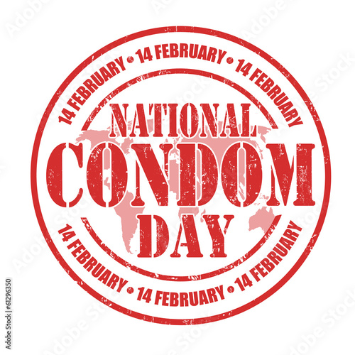 National Condom Day stamp