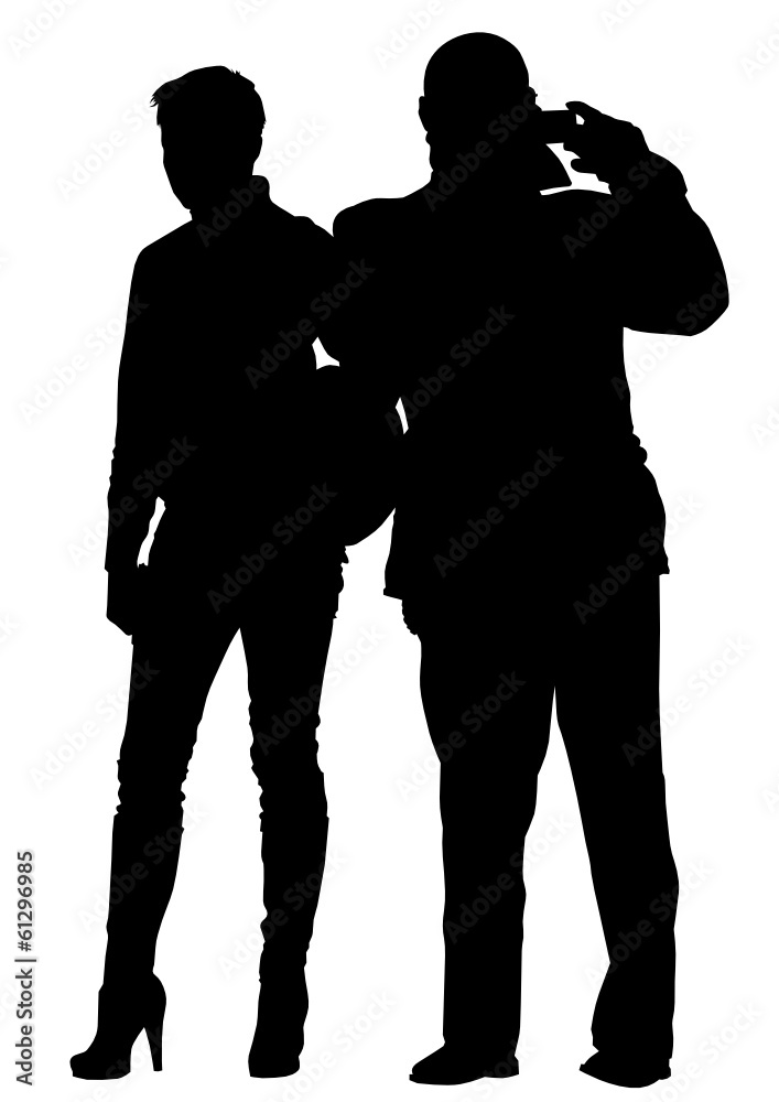 Couple with camera Couple with camera