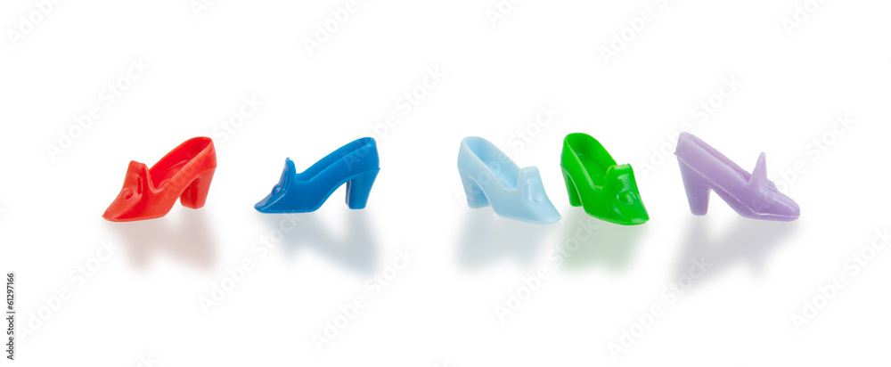 Small plastic toy shoes Small plastic toy shoes