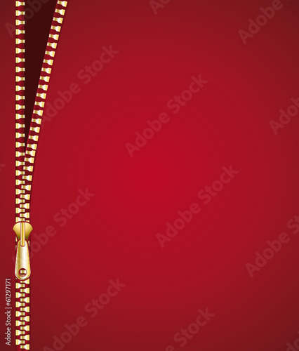 Red and gold zip fahsion background.