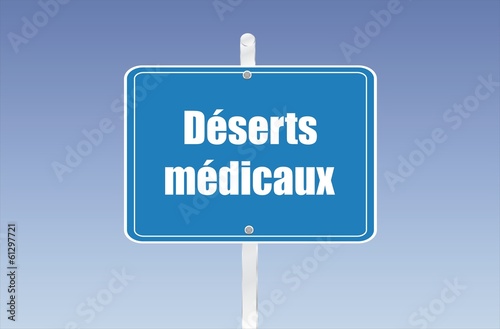 panneau déserts médicaux