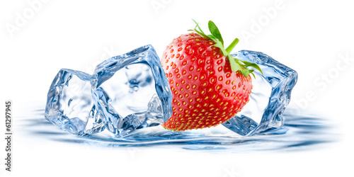 Strawberry isolated on white background