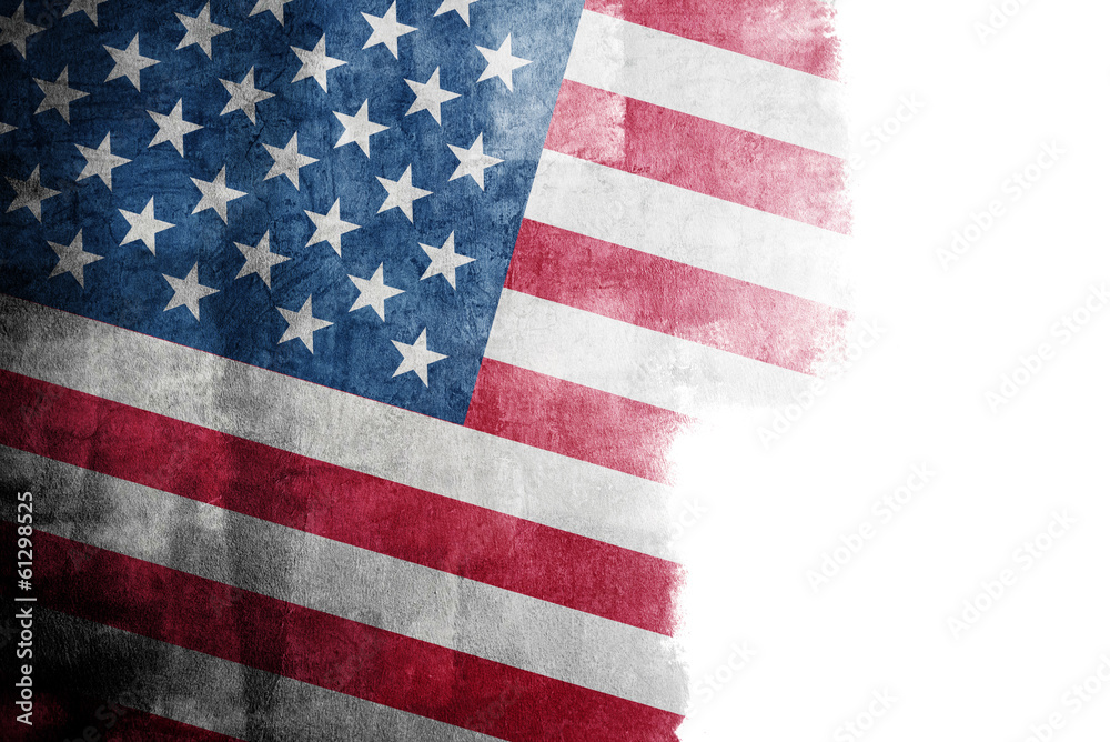 Obraz premium Grunge American flag