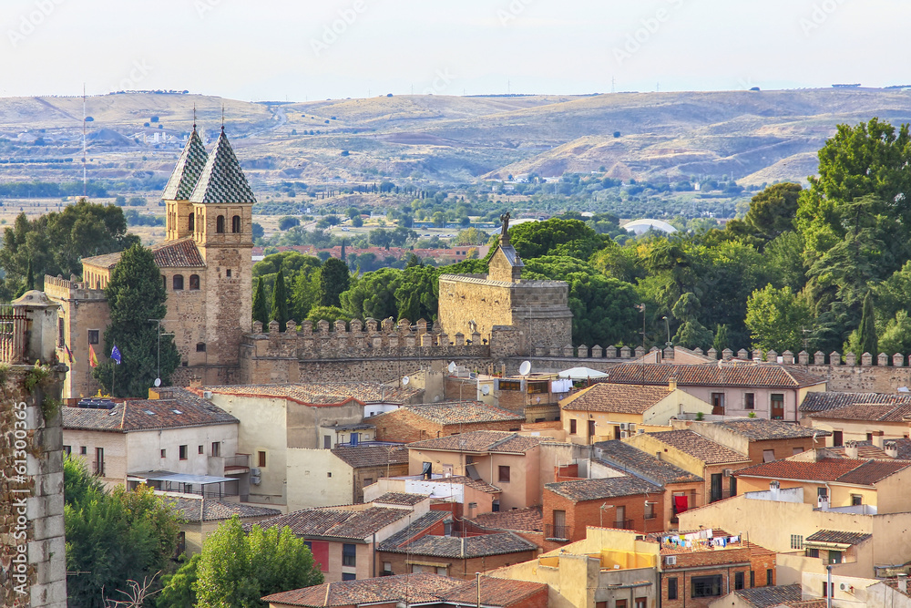 General view of the famous town of Toledo, Spain