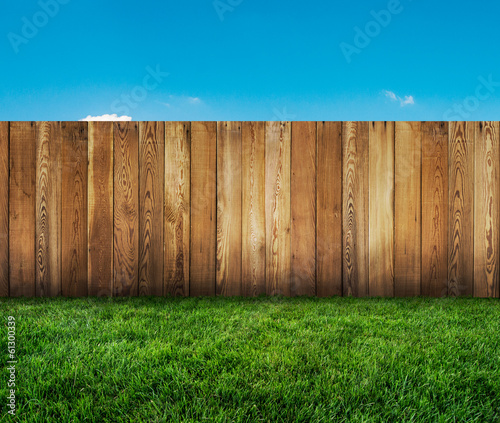 Photo garden fence