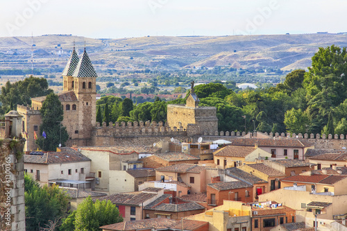 General view of the famous town of Toledo, Spain © james633