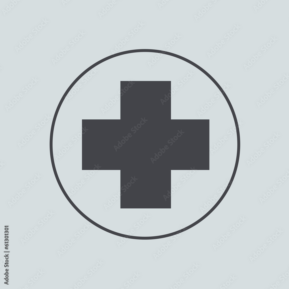 Vector circle icon on gray background. Eps 10 Vector circle icon on gray background. Eps 10