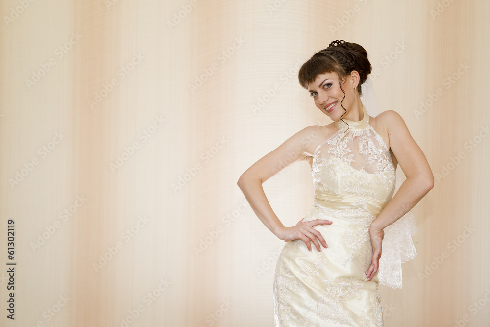 Beautiful young bride Beautiful young bride