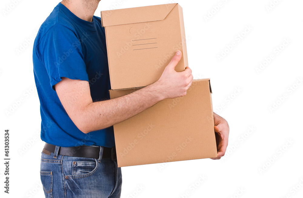 Delivery man. Delivery man.