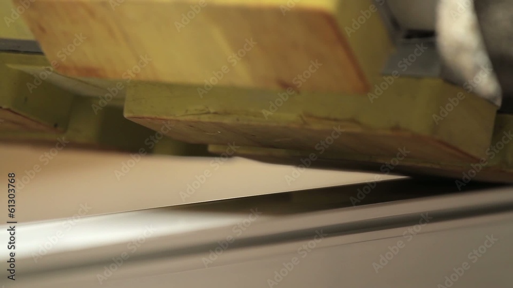 Band conveyor machine, closeup Band conveyor machine, closeup
